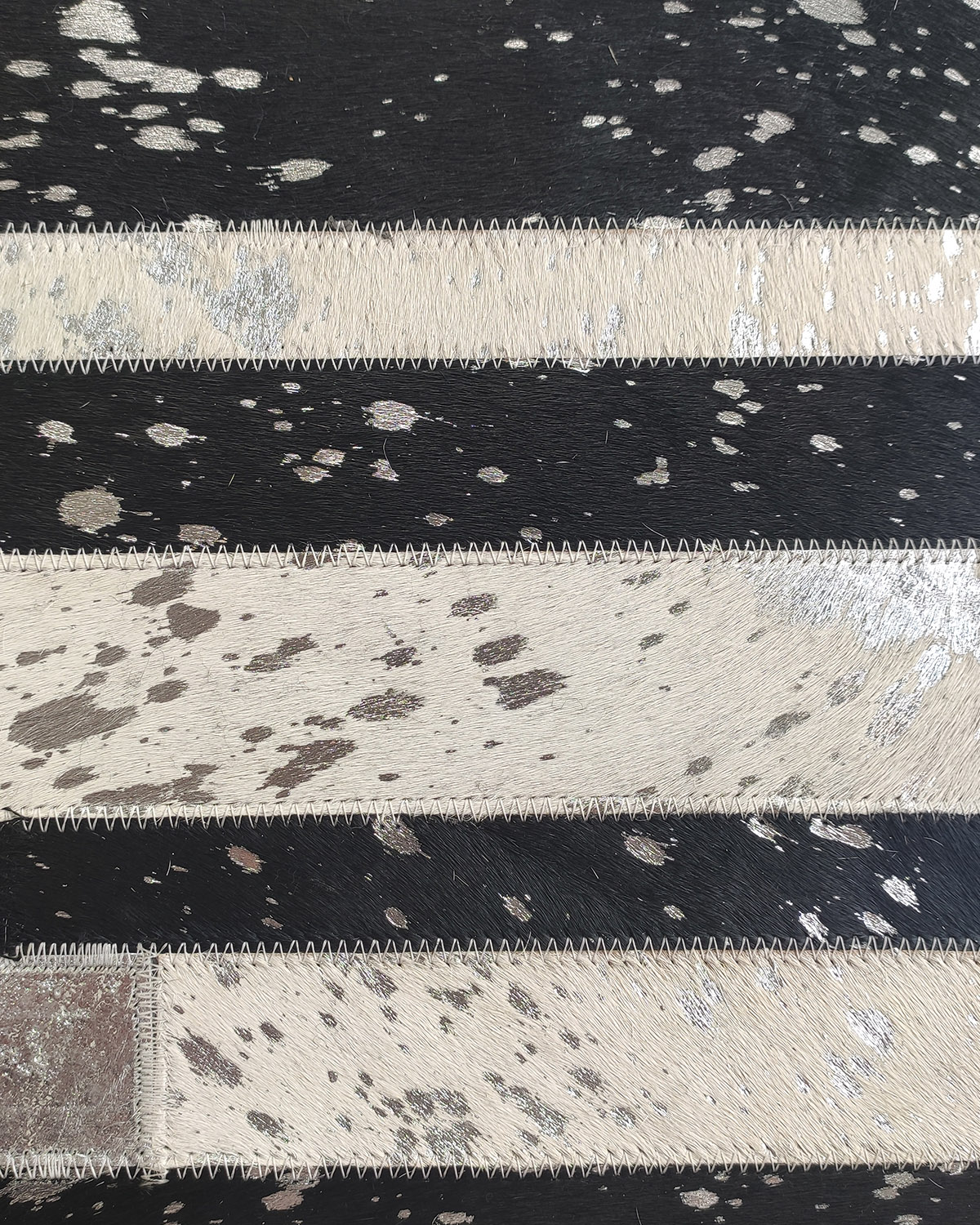 IMG_20220127_115611.jpg Charming Entryway Grey Leather & Wool Rug - LR 009 (170x240cm) - Image 2