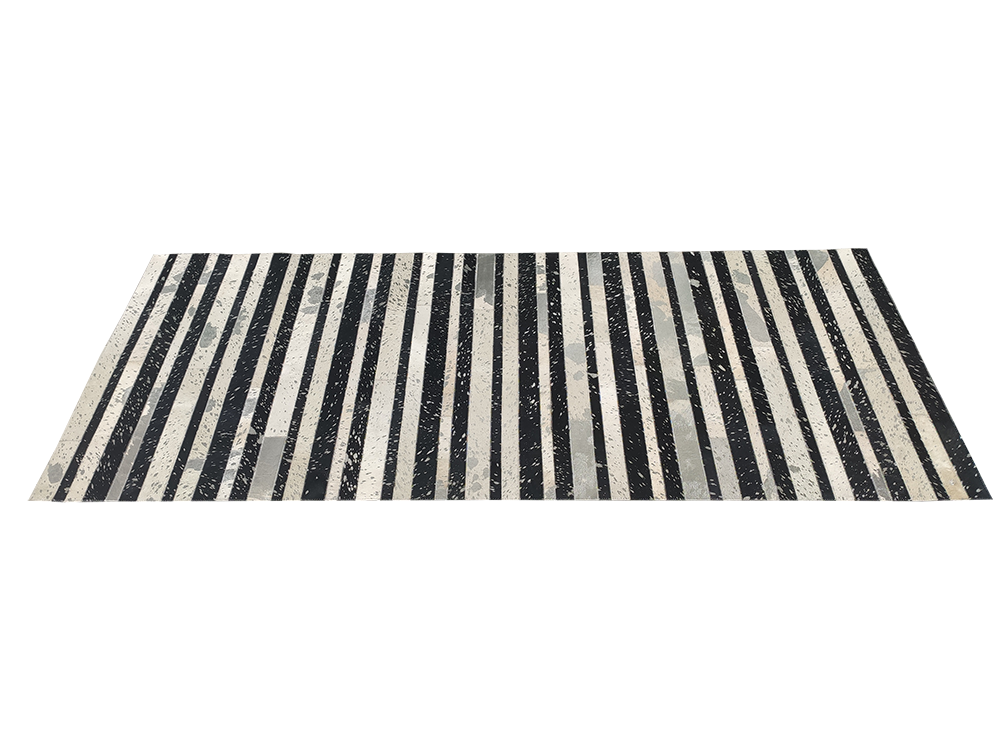 IMG_20220127_115708.png Charming Entryway Grey Leather & Wool Rug - LR 009 (170x240cm) - Image 4