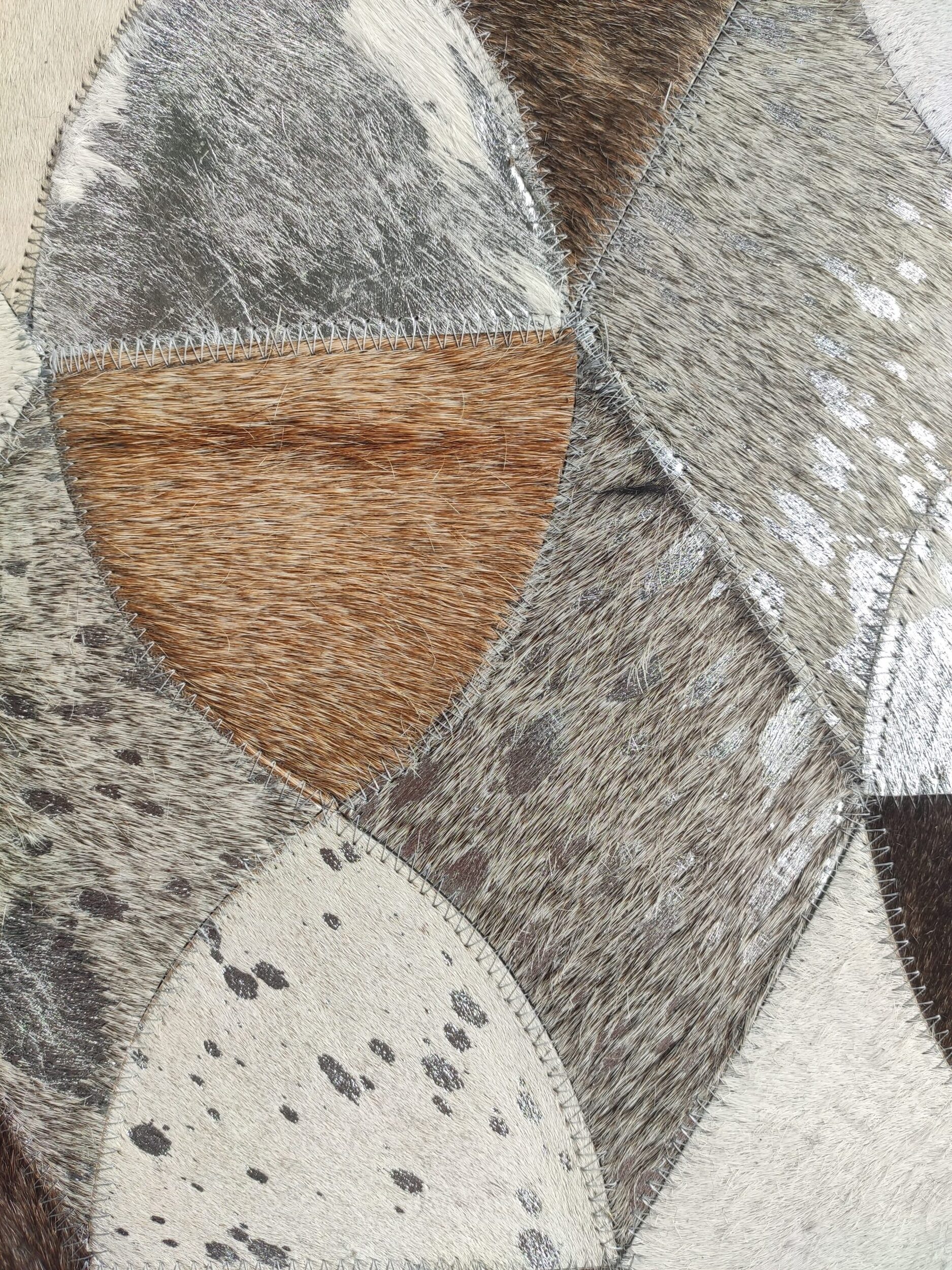 IMG_20220127_121557-scaled-1.jpg Playroom Modern Area Grey Leather Rug - LR 008 (170x240cm) - Image 2
