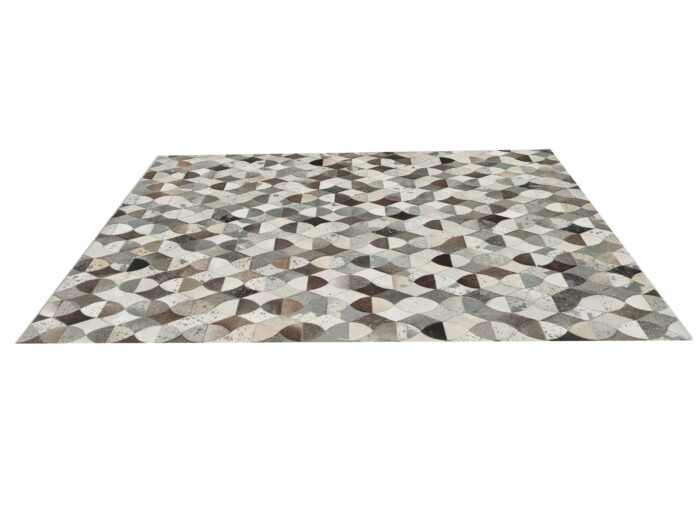 Playroom Modern Area Grey Leather Rug - LR 008 (170x240cm) - Image 5