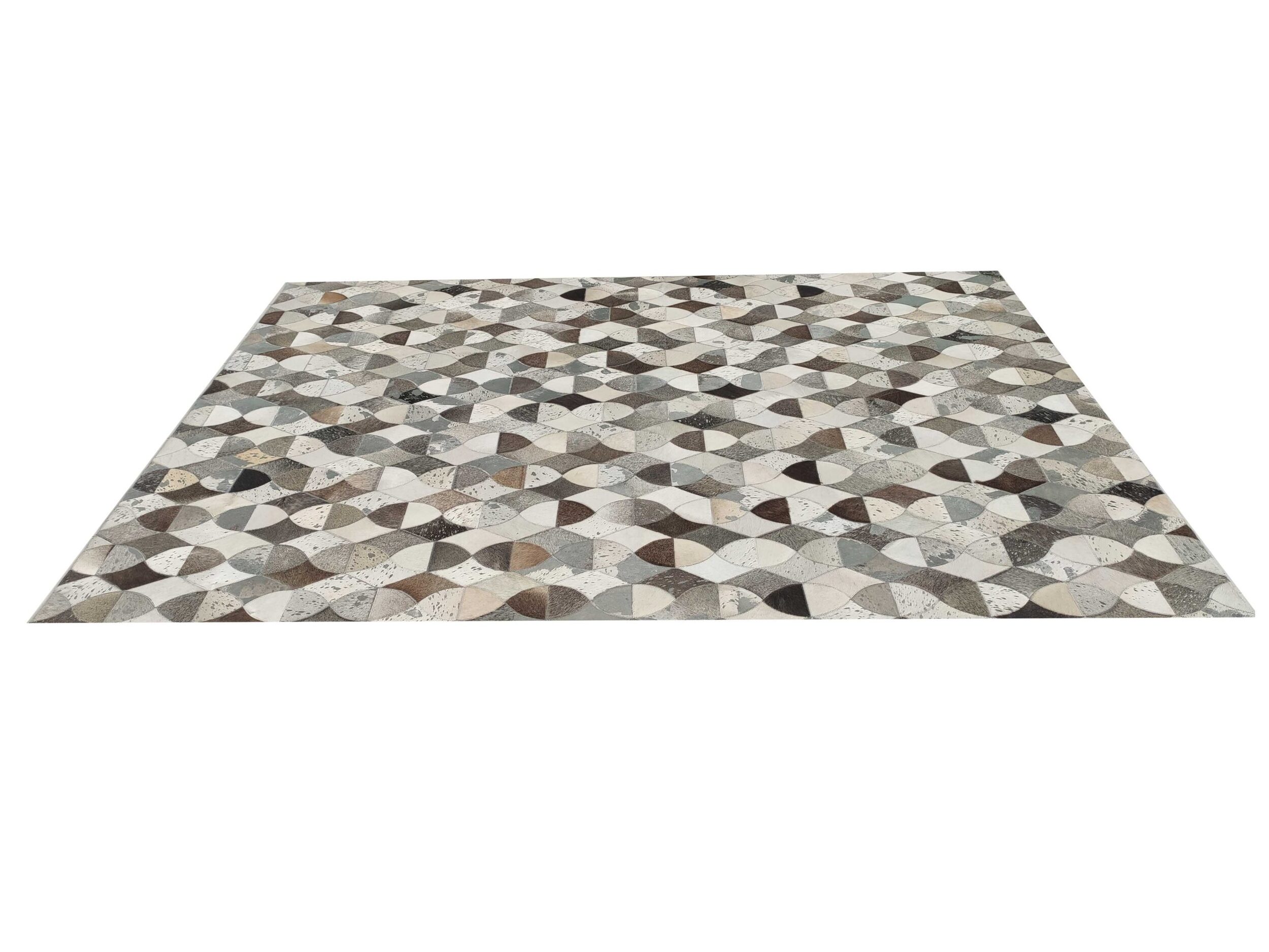 IMG_20220127_124700-scaled-1.jpg Playroom Modern Area Grey Leather Rug - LR 008 (170x240cm) - Image 5