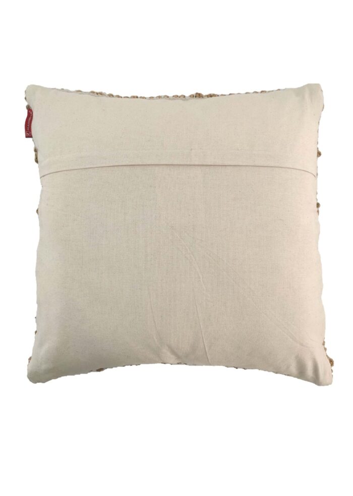Natural Jute Color Handmade Jute Cushion for Outdoor, Cafe, and Party - CS 049 (60x60cm) - Image 4