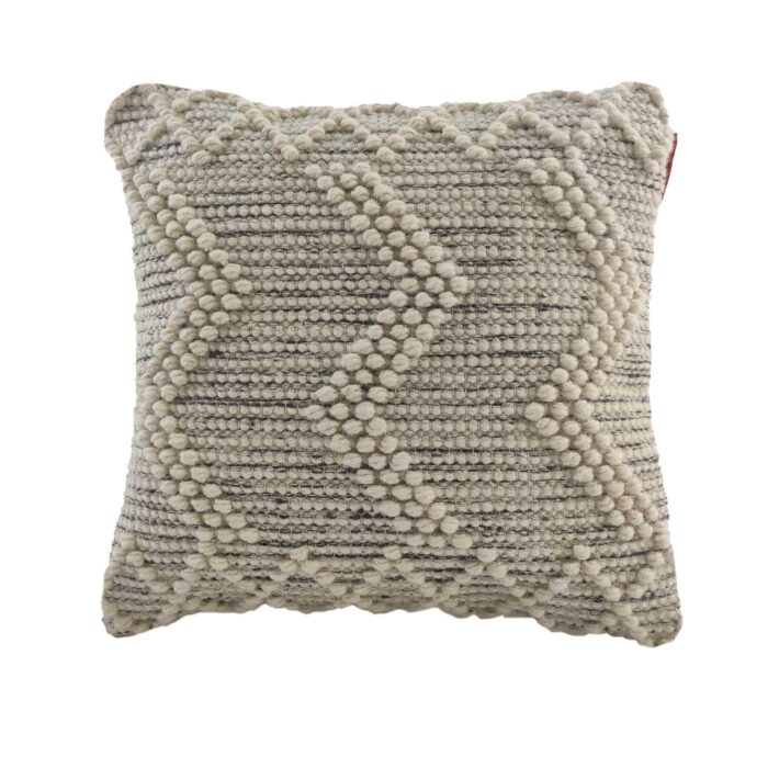 Natural & Black Color Handmade Cushion - CS 046 (45x45cm) - Image 1