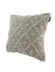 Natural and Black Handmade Cotton and Wool Woven Cushion Cover for Hallway and Window Seat - CS 048 (60x60cm) - Image 2