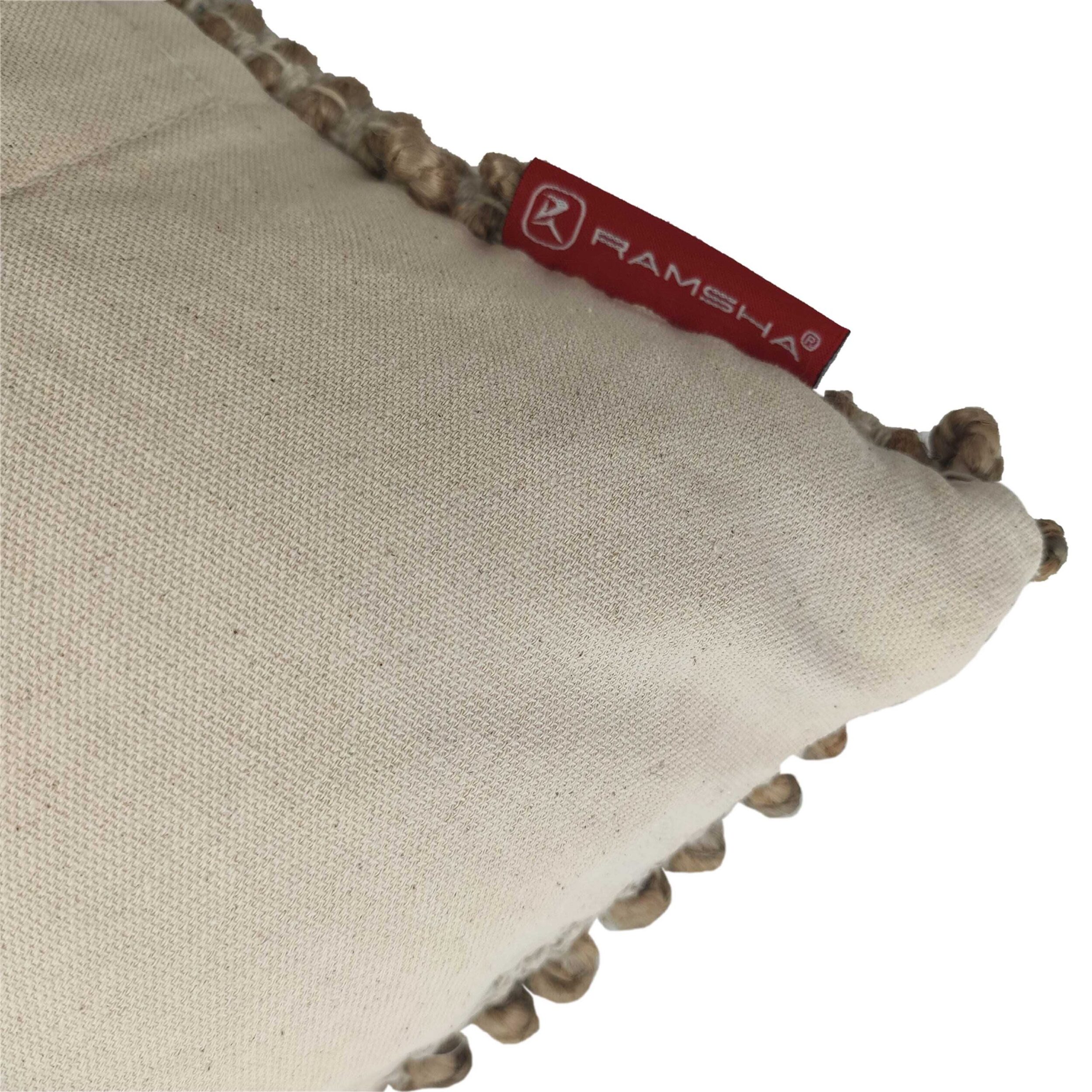 IMG_20220203_162617-scaled-1.jpg Natural Jute Color Handmade Jute Cushion for Outdoor, Cafe, and Party - CS 049 (60x60cm) - Image 5