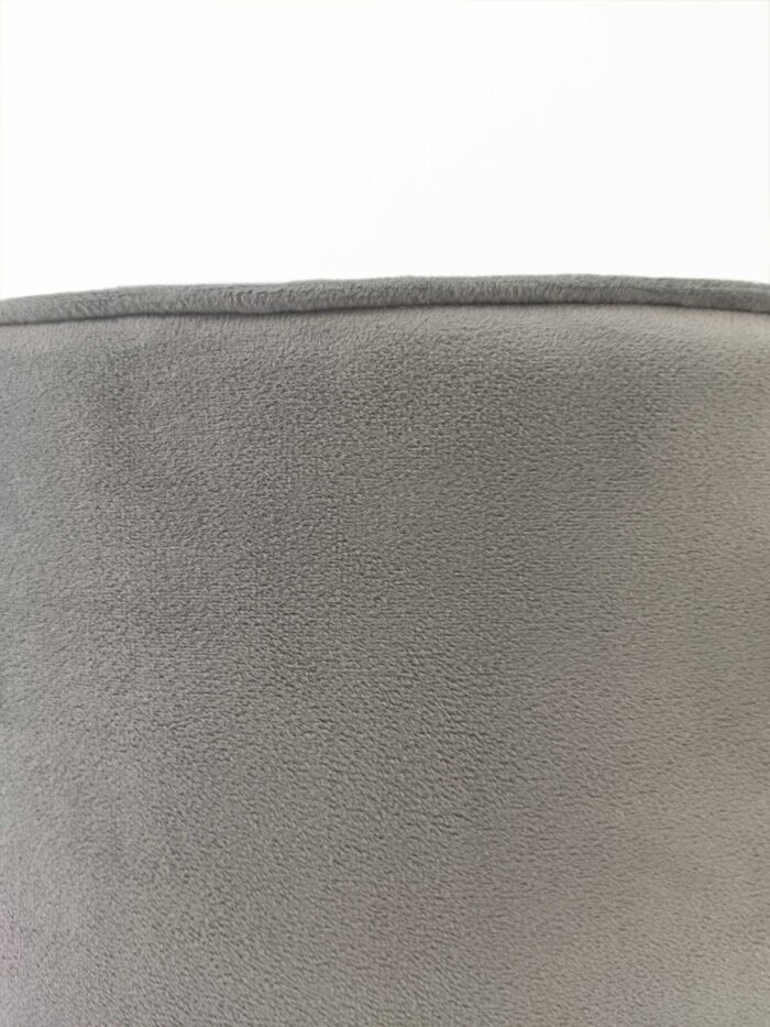 Grey Color Polyester Pouf with Leather Handle for Study Room - PF 024 (40x40x50cm) - Image 5