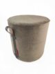 Brown Color Living Room Pouf with Handle - PF 023 (40x40x40cm)