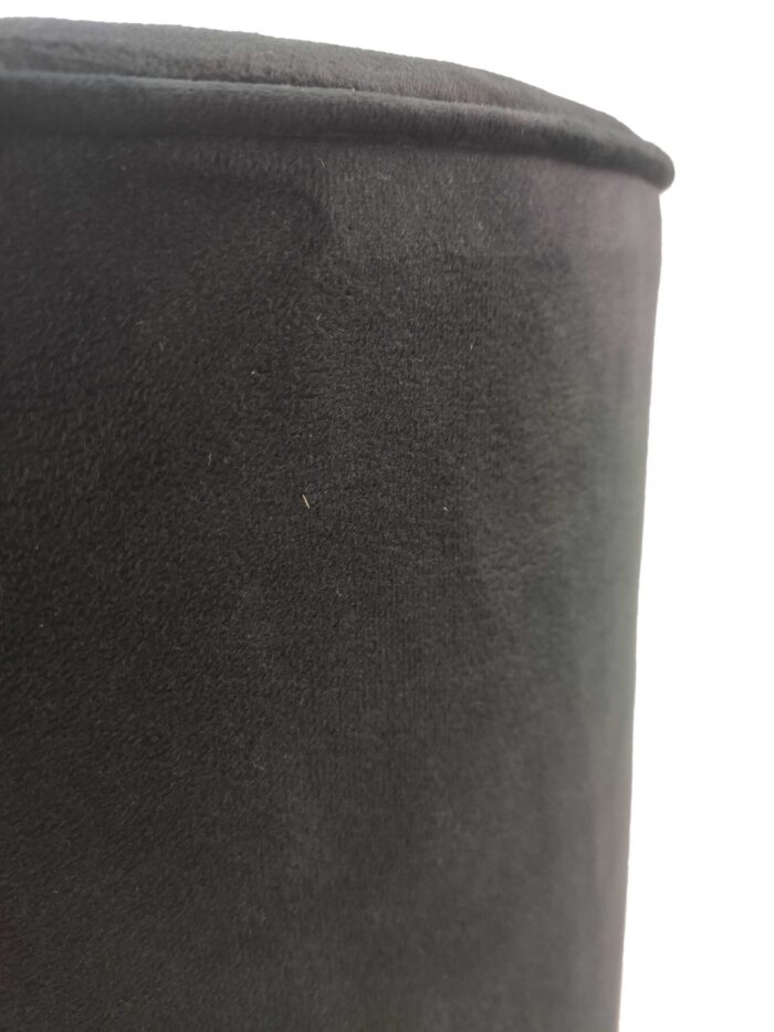 ⁦Black Color Living Room Pouf with Handle - PF 023 (40x40x40cm)⁩ - الصورة ⁦5⁩