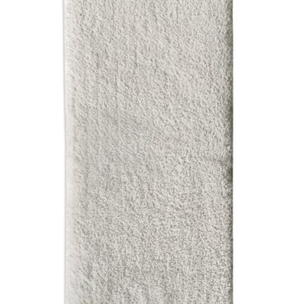 White shaggy rug for entryway decor, MPV 01, 60x180cm, soft and inviting.