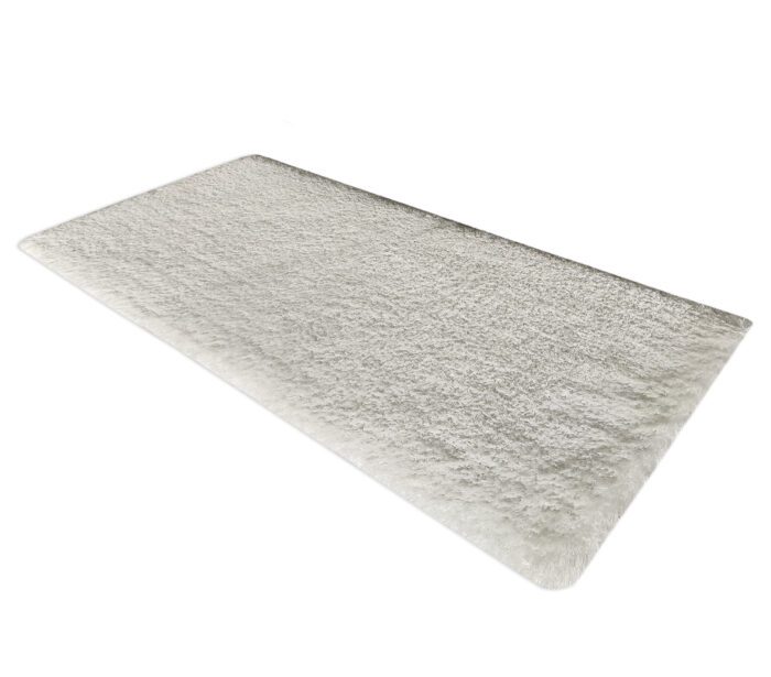 ⁦White Color Entryway Decor Shaggy Rug - MPV 01 (60x180cm)⁩ - الصورة ⁦4⁩
