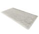 White shaggy rug MPV 01 for entryway decor, 80x200cm, soft and stylish by Ramsha Home.