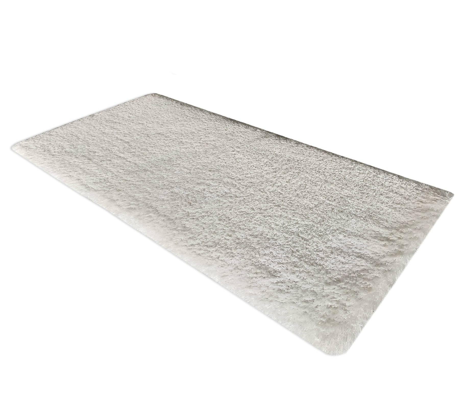 Stylish White Shaggy Rug MPV-01 , 170x240cm for Entryway Decor by Ramsha Home White shaggy rug MPV-01 for entryway decor, 170x240cm, soft and stylish by Ramsha Home.