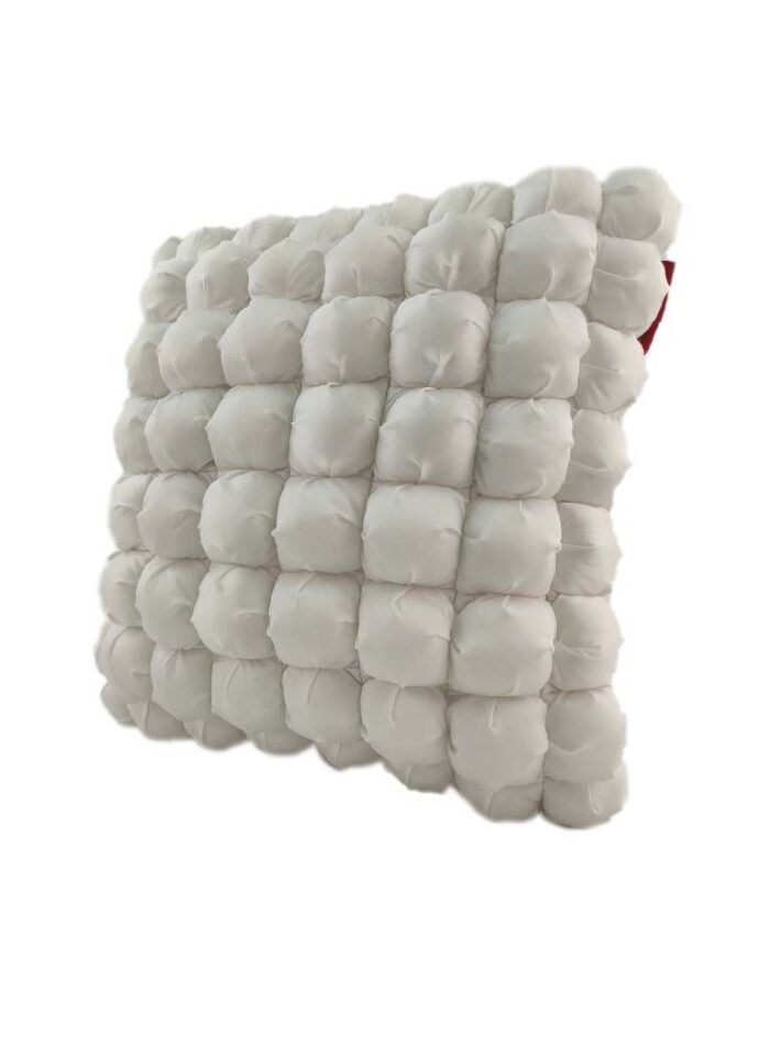 White Polyester Cushion Cover for Hallway and Playroom - CS 111 (40x40cm) - Image 1