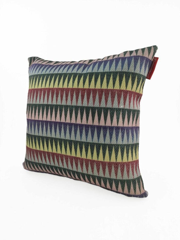 ⁦Multi-Color Polyester Cushion Cover for Farmhouse, Chair, and Outdoor - CS 068 (45x45cm)⁩ - الصورة ⁦2⁩