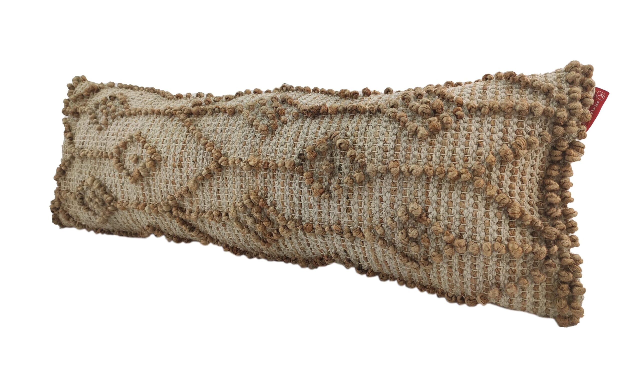 IMG_20220210_161552-scaled-1.jpg Natural Jute Handmade Jute Cushion for Indoor and Outdoor CS 049 (30x90cm) - Image 2