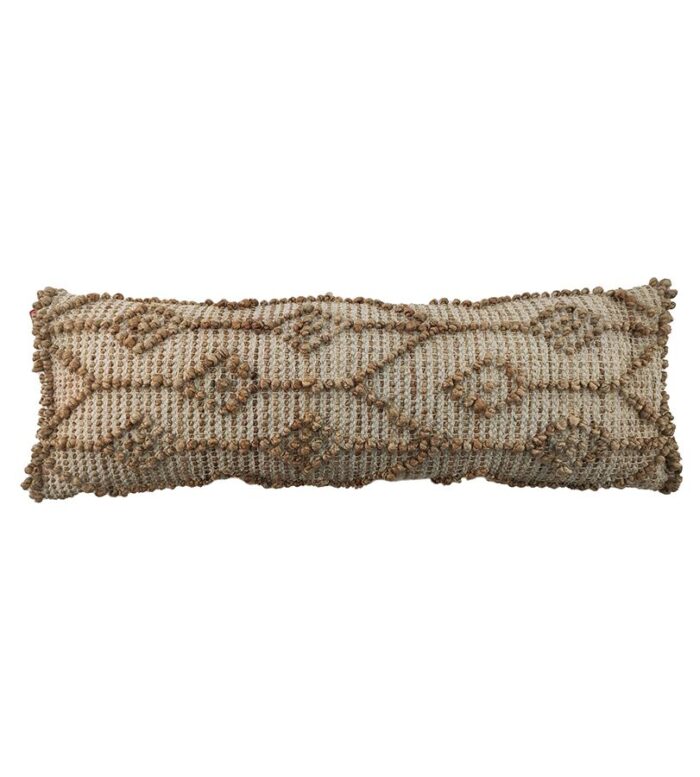 Natural Jute Handmade Jute Cushion for Indoor and Outdoor CS 049 (30x90cm) - Image 1