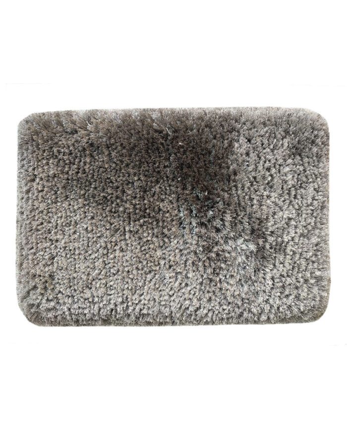 ⁦Shaggy Grey Color Doormat for Entry - MPV 05 (50x80cm)⁩ - الصورة ⁦1⁩