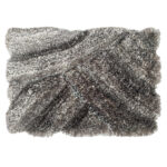Grey Shaggy Doormat for Indoor Entrance - MP3D 05 (50x80cm)