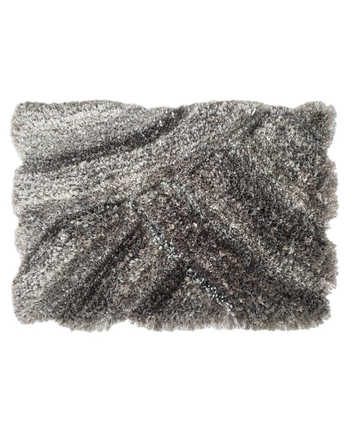 ⁦Grey Shaggy Doormat for Indoor Entrance - MP3D 05 (50x80cm)⁩ - الصورة ⁦1⁩