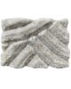 White Polyester, Micron & Cotton Doormat for Entryway, Bedroom, Kitchen - MP3D 01 (50x80cm)