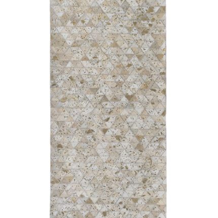 Amazing Grey Color Playroom Leather Rug - LR 006 (60x180cm)