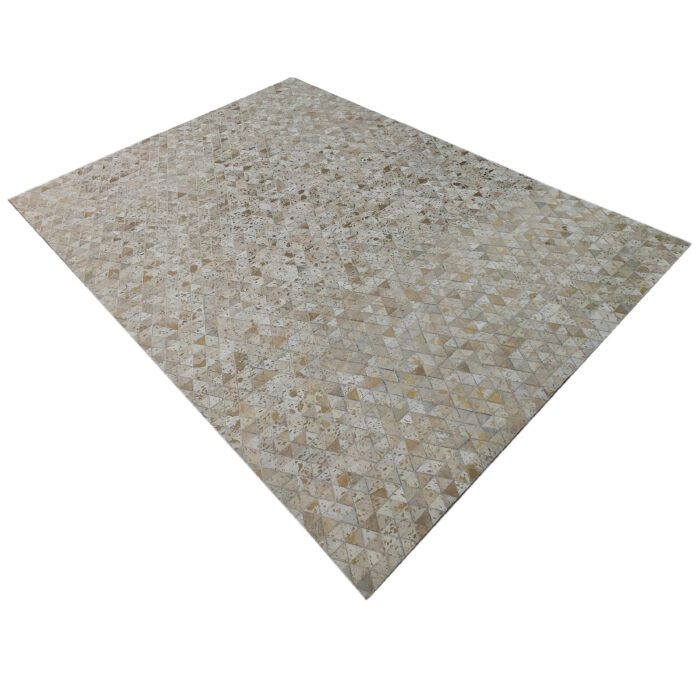 Creative Grey Area Leather Rug for Playroom - LR 006 (200x300cm) - Image 3