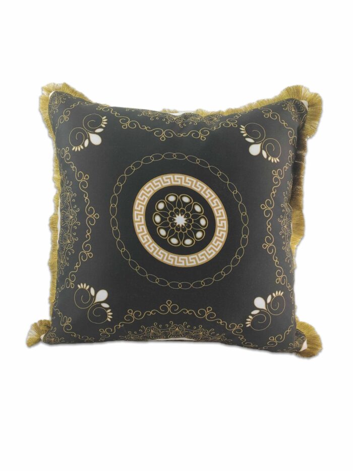 ⁦Multi Color Polyester Cushion with Filler for Window Seat and Car Seat - CS 053 (45x45cm)⁩ - الصورة ⁦1⁩