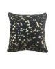Black and Gold Velvet Cushion Cover for Sofa, Couch, and Bed - CS 127 (45x45cm)
