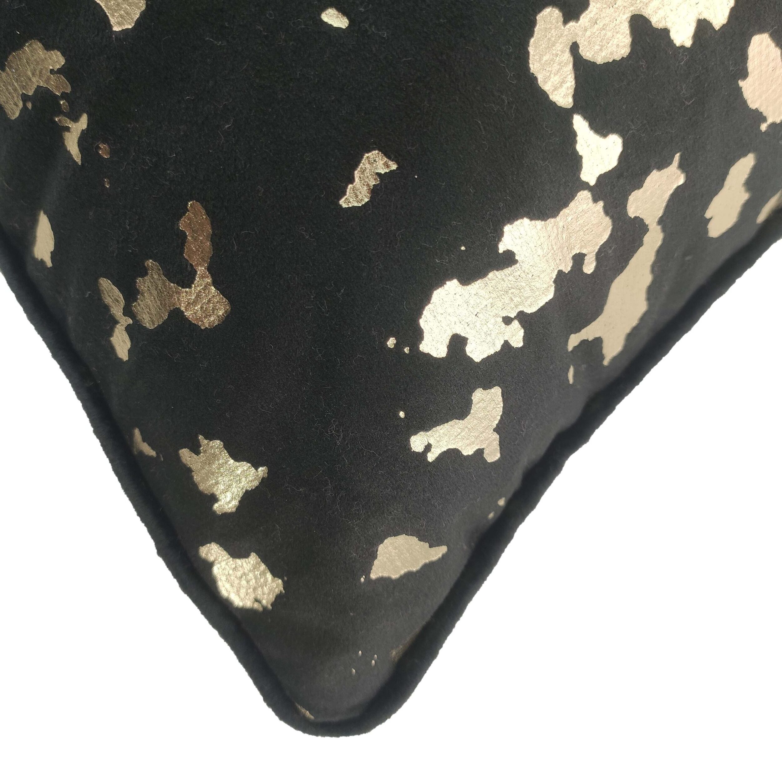 IMG_20220222_150258-scaled-2.jpg Black and Gold Velvet Cushion Cover for Sofa, Couch, and Bed - CS 127 (45x45cm) - Image 2