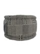 Black and White Color Soft and Comfort Pouf for Study Room - PF 040 (50x50x30cm) - Image 2