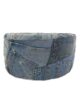 Blue Cotton Denim Pouf for Kids Room - PF 038 (50x50x30cm) - Image 2