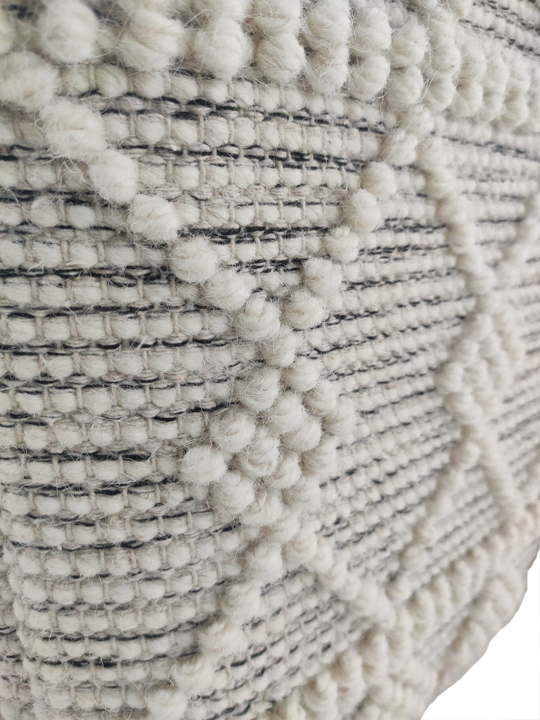 IMG_20220316_121340-scaled-1.jpg Natural Color Woven Area Pouf for Floor - PF 013 (40x40x40cm) - الصورة 3