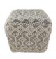 Natural Color Floor Drawing Room Woven Pouf - PF 016 (40x40x40cm) - Image 3