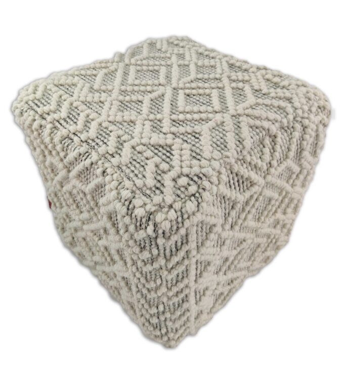 Modern Kids Room Natural Pouf - PF 017 (40x40x40cm) - Image 1