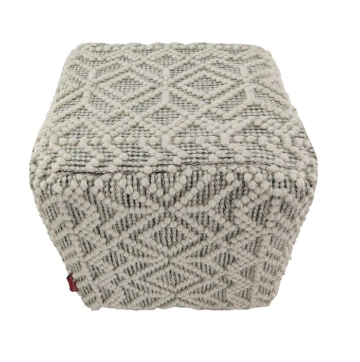 Modern Kids Room Natural Pouf - PF 017 (40x40x40cm) - Image 2