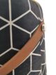 Black and White Color Modern Area Decor Pouf - PF 028 (30x35x35cm) - Image 2