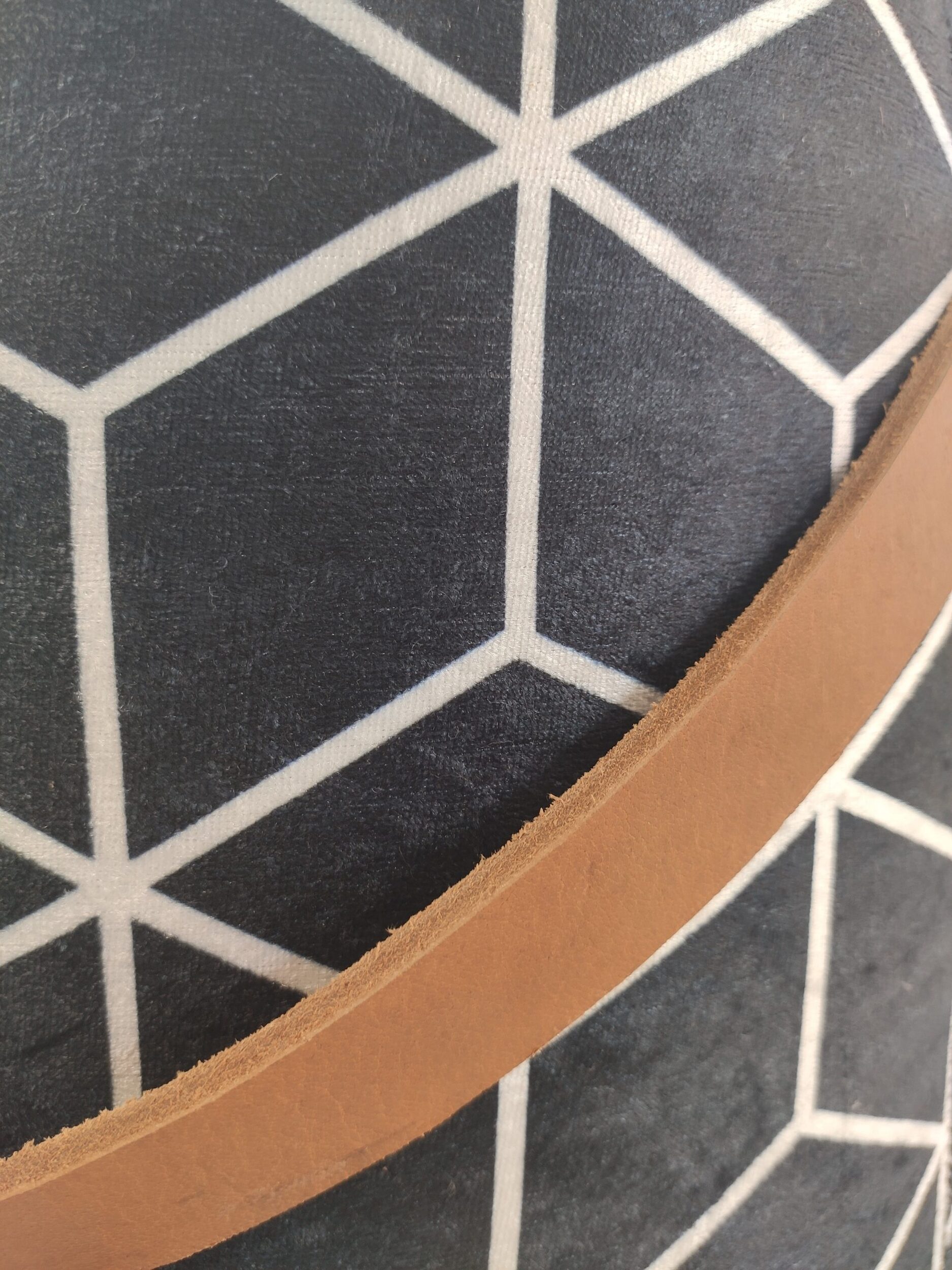 IMG_20220316_123412-scaled-1.jpg Black and White Color Modern Area Decor Pouf - PF 028 (30x35x35cm) - Image 4