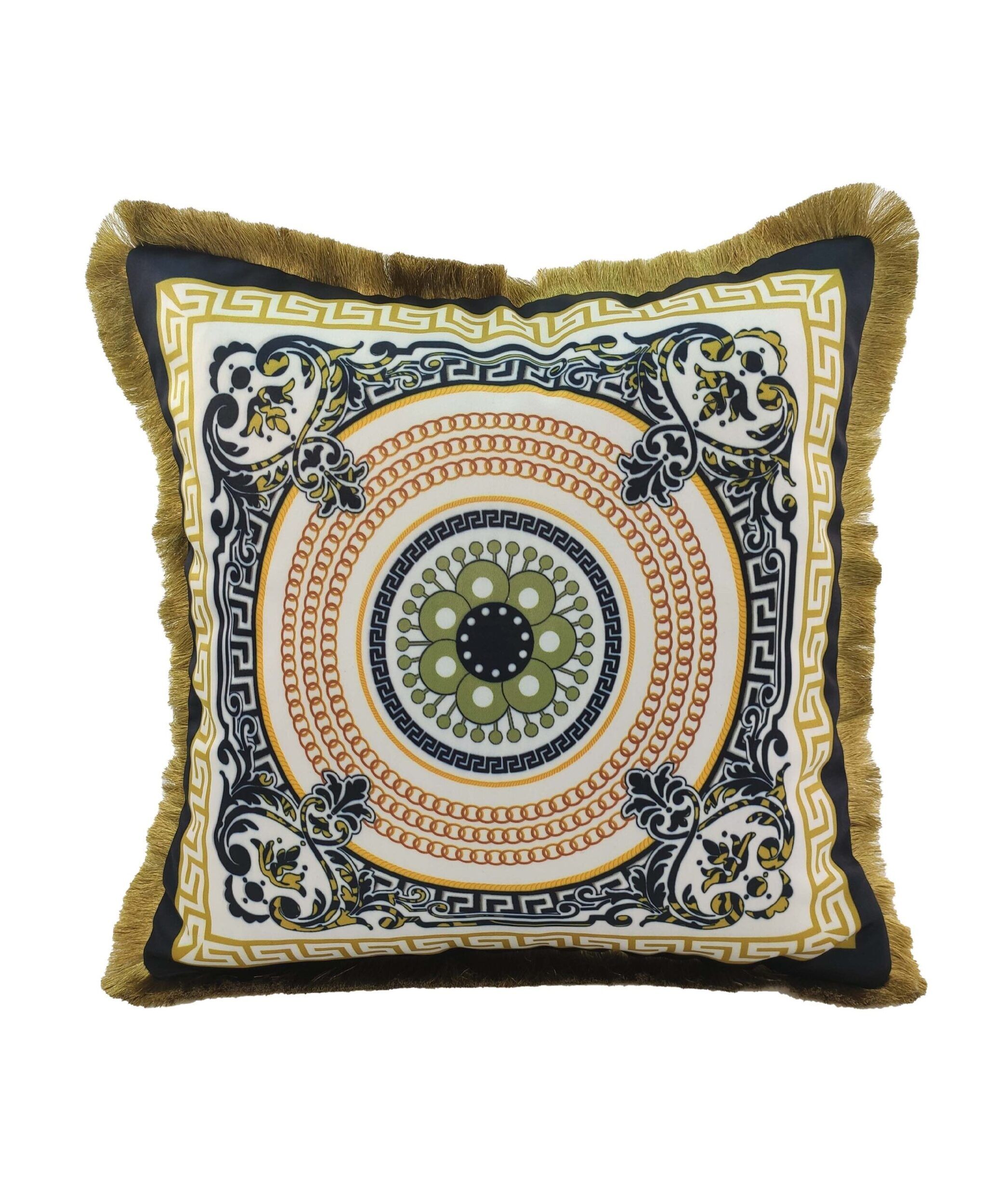 IMG_20220317_150004-scaled-1-2070x2500-1.jpg Multi-Color Digital Printed Polyester Cushion with Lace for Couch, Sofa, Bed - CS 066 (45x45cm) - الصورة 1