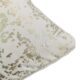 White and Gold Velvet Cushion Cover for Floor Cushion and Bedroom - CS 129 (45x45cm) - Image 3