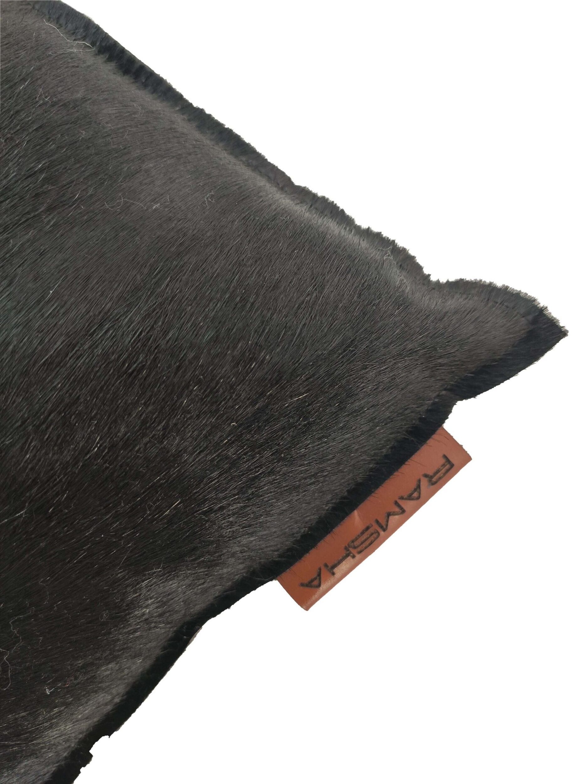 IMG_20220317_152820-scaled-1.jpg Black Color Leather Cushion with Filler for Couch - CS 091 (30x50cm) - Image 3