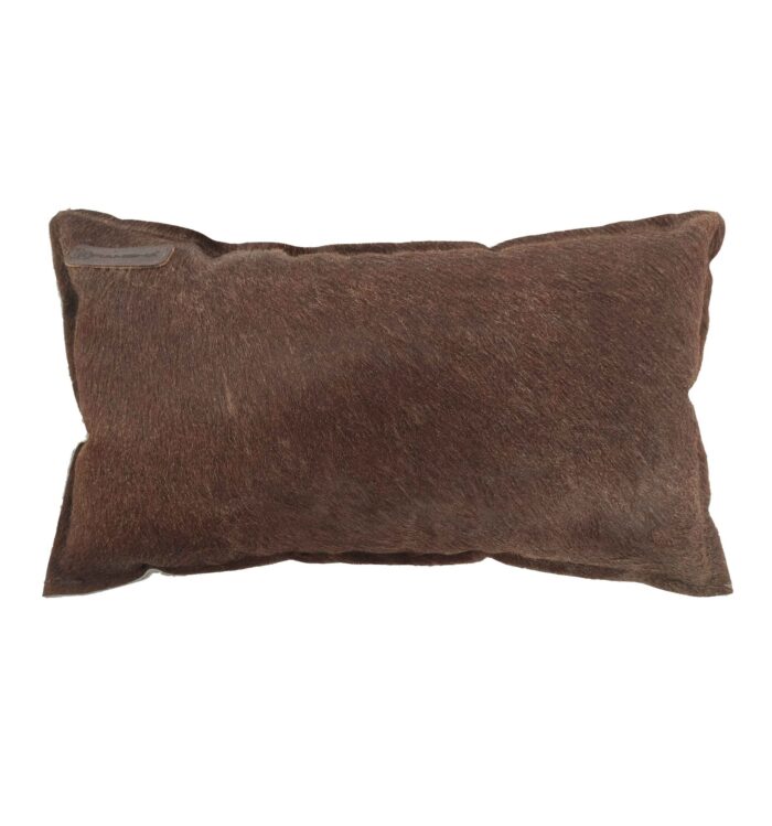 Dark Tan Color Leather Cushion with Filler for Couch - CS 091 (30x50cm) - Image 3