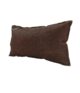 Dark Tan Color Leather Cushion with Filler for Couch - CS 091 (30x50cm) - Image 2