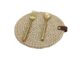 ⁦Round Natural and Gold Placemat - PM 019⁩ - الصورة ⁦3⁩