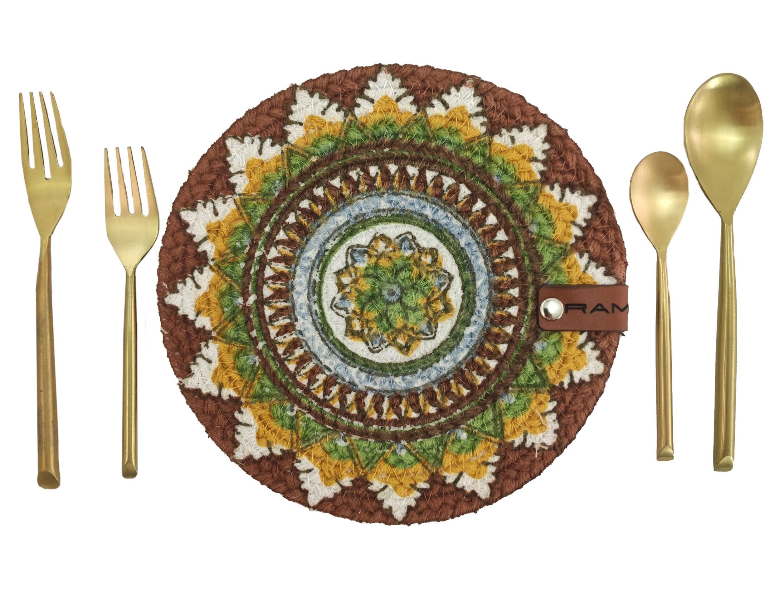 IMG_20220319_125646-scaled-1.jpg Multi Color Cotton Printed Placemat for Party & Event - PM 004 - الصورة 3