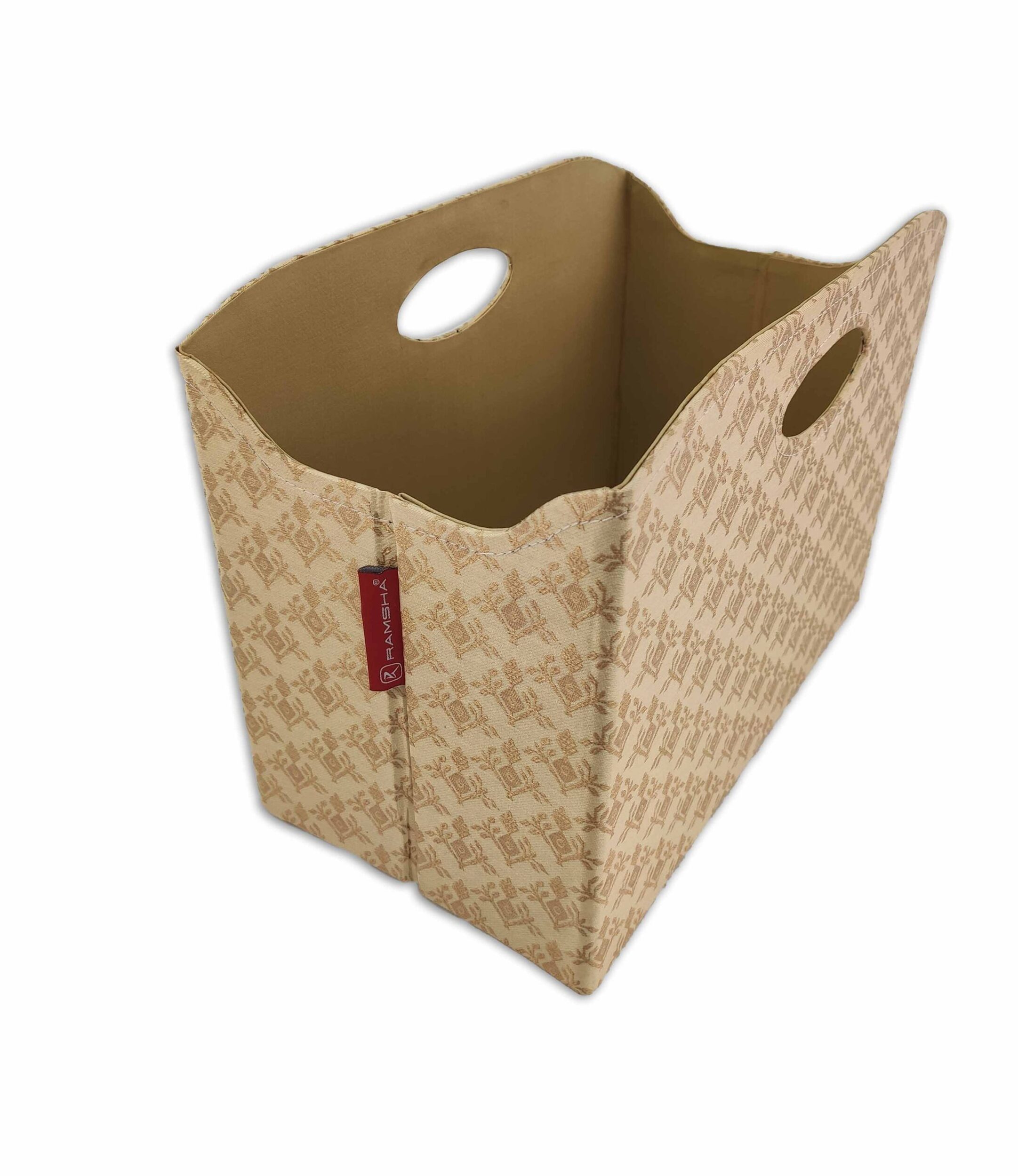 IMG_20220321_124055-scaled-1.jpg Amazing Beige & Gold Basket - BK 004 (35x20x27cm) - Image 3