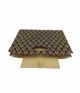 Stunning Black & Gold Polyester Basket - BK 008 (35x20x27cm) - Image 4