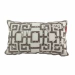 Beautiful Design White Leather Cushion - CS 107 (30x50cm)