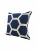 Blue and White Polyester Cushion Cover for Playroom and Living Room - CS 113 (45x45cm) - Image 2