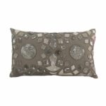 Modern Farmhouse Olive Green Leather Cushion - CS 105 (30x50cm)