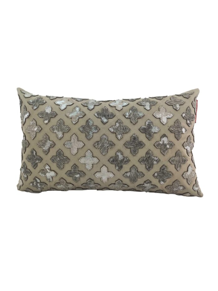 Home Decorative Olive Green Leather Cushion - CS 104 (30x50cm) - Image 1